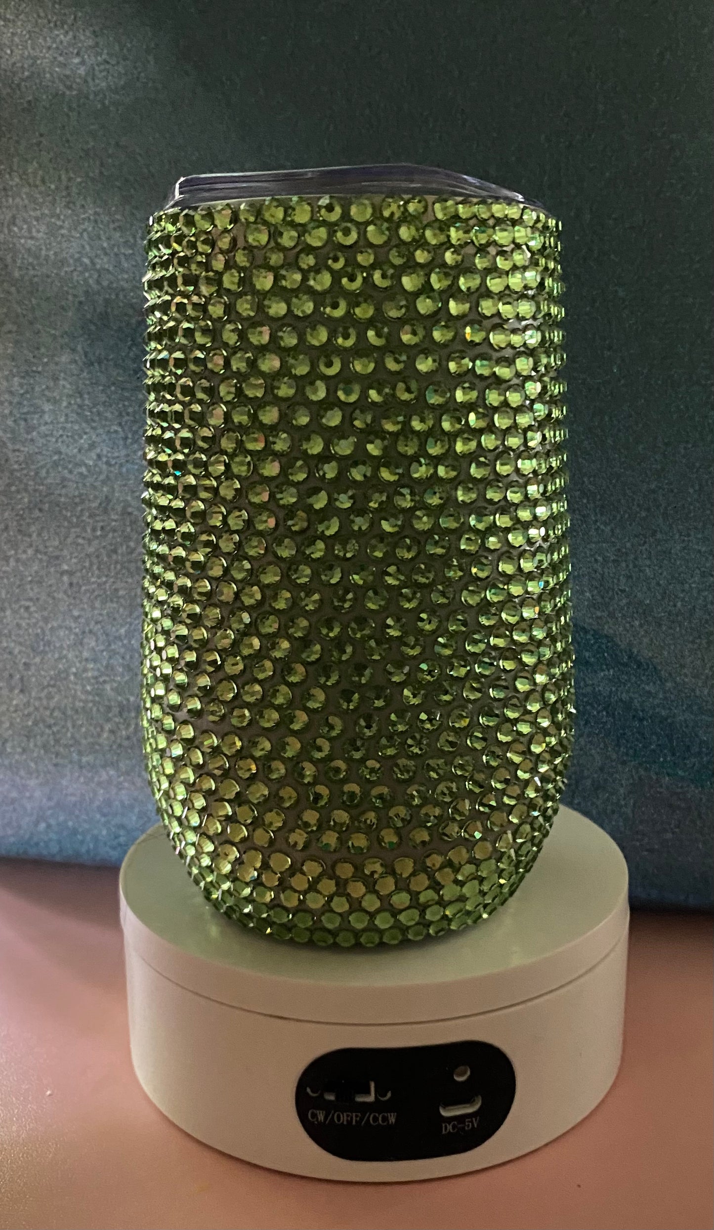 Bling Green 16oz  Wine Tumbler